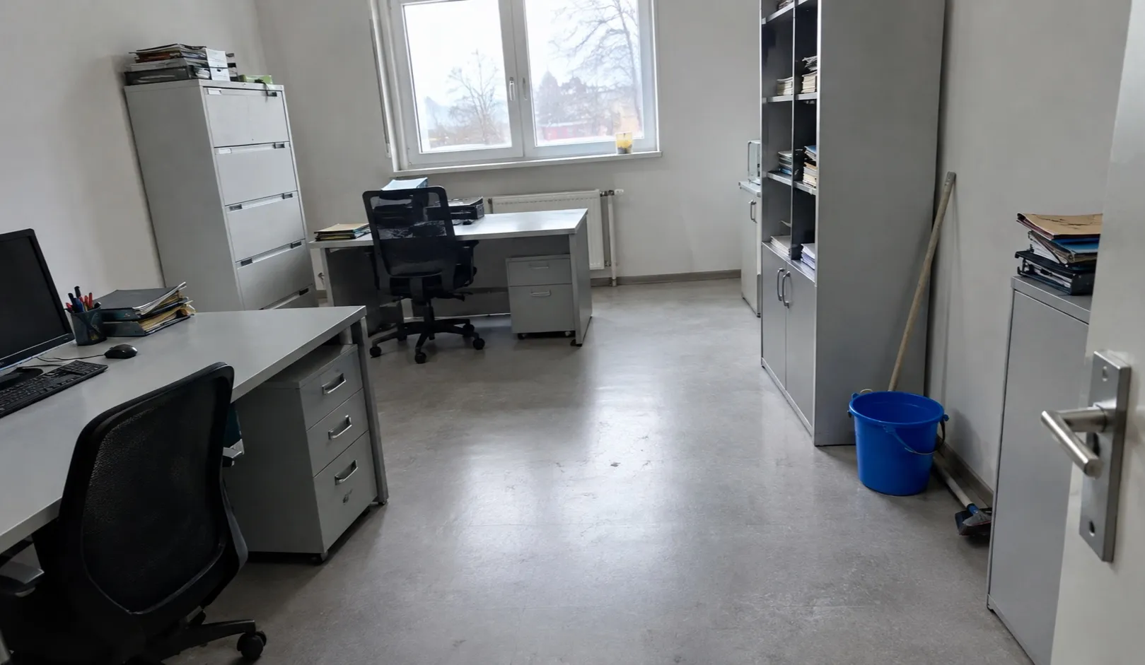 Geräumte Betriebsfläche, besenrein übergeben