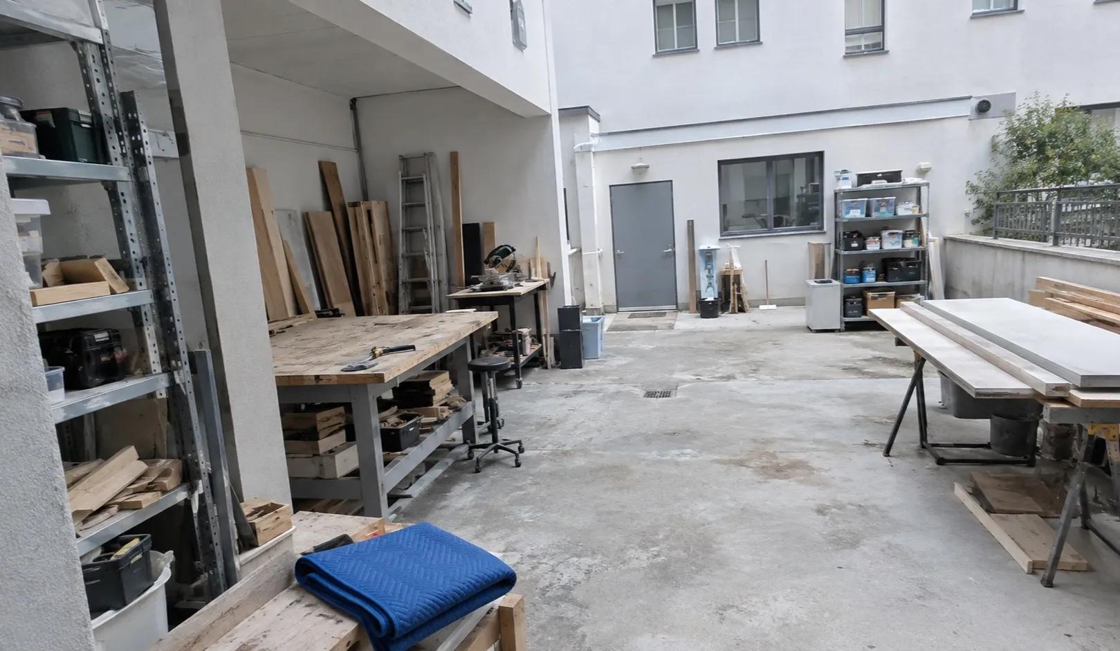 Geräumte Betriebsfläche, besenrein übergeben