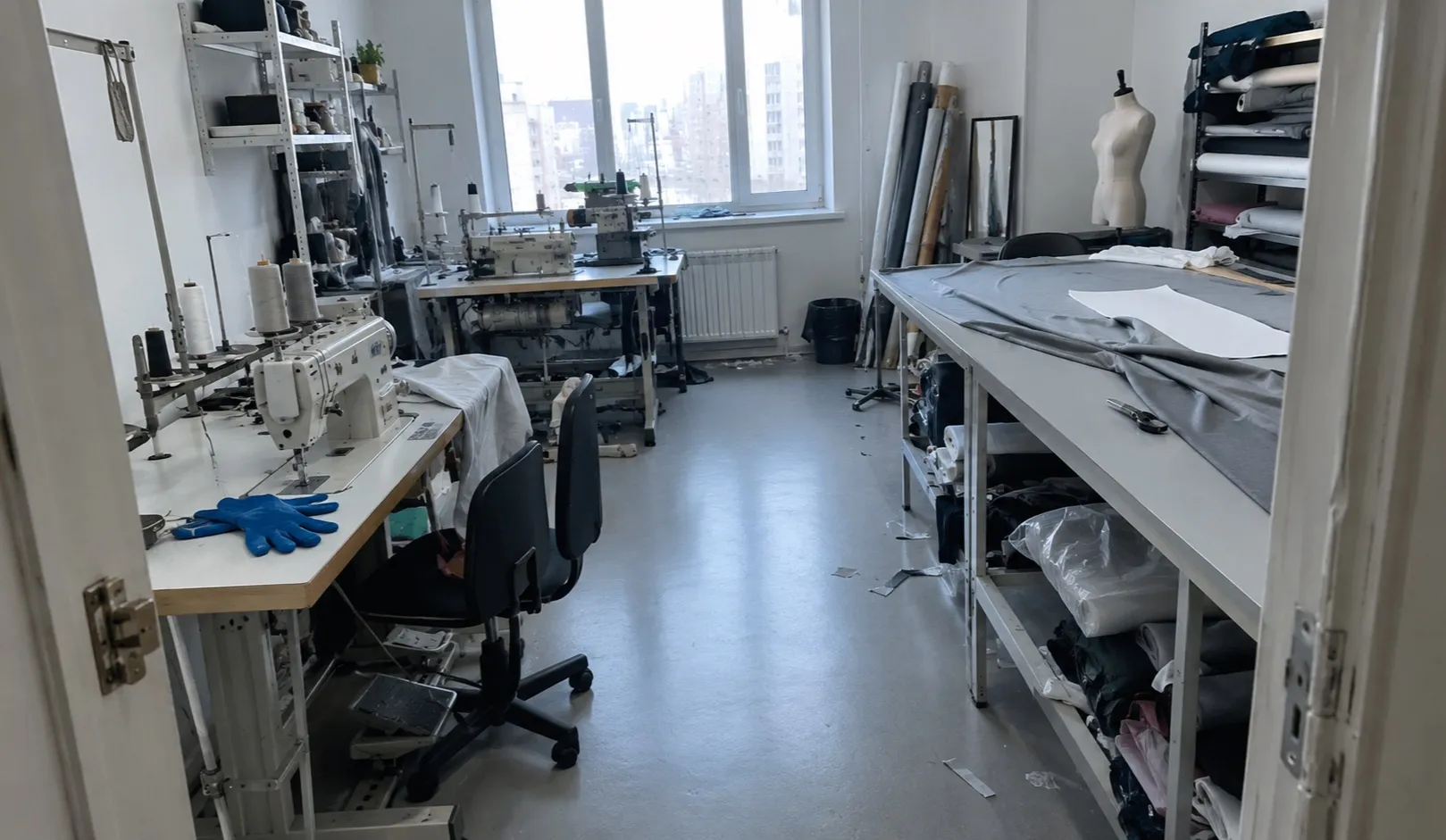 Geräumte Betriebsfläche, besenrein übergeben