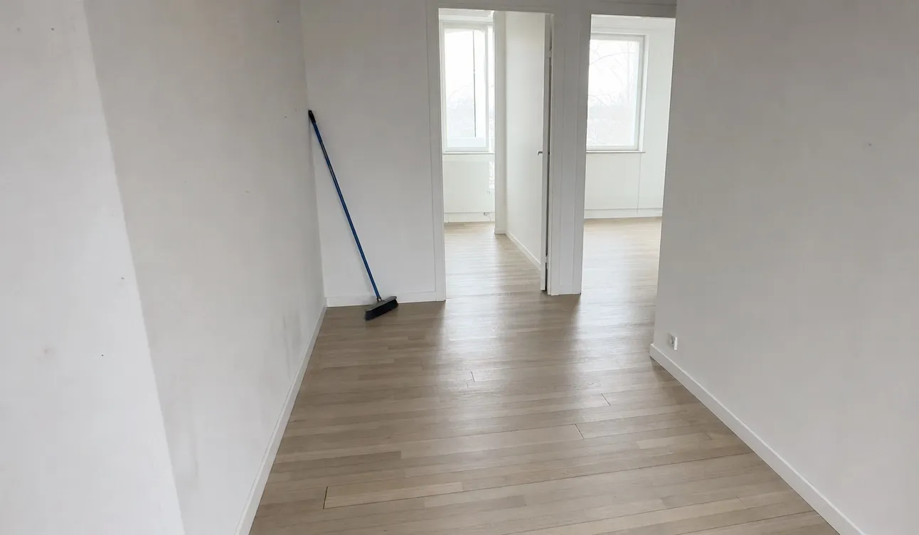 Entrümpeltes Objekt, besenrein zur Übergabe