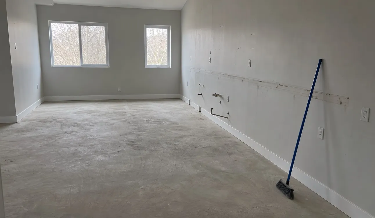 Geräumte Wohnung, besenrein zur Übergabe