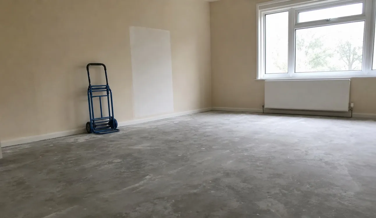 Geräumte Wohnung, besenrein zur Übergabe