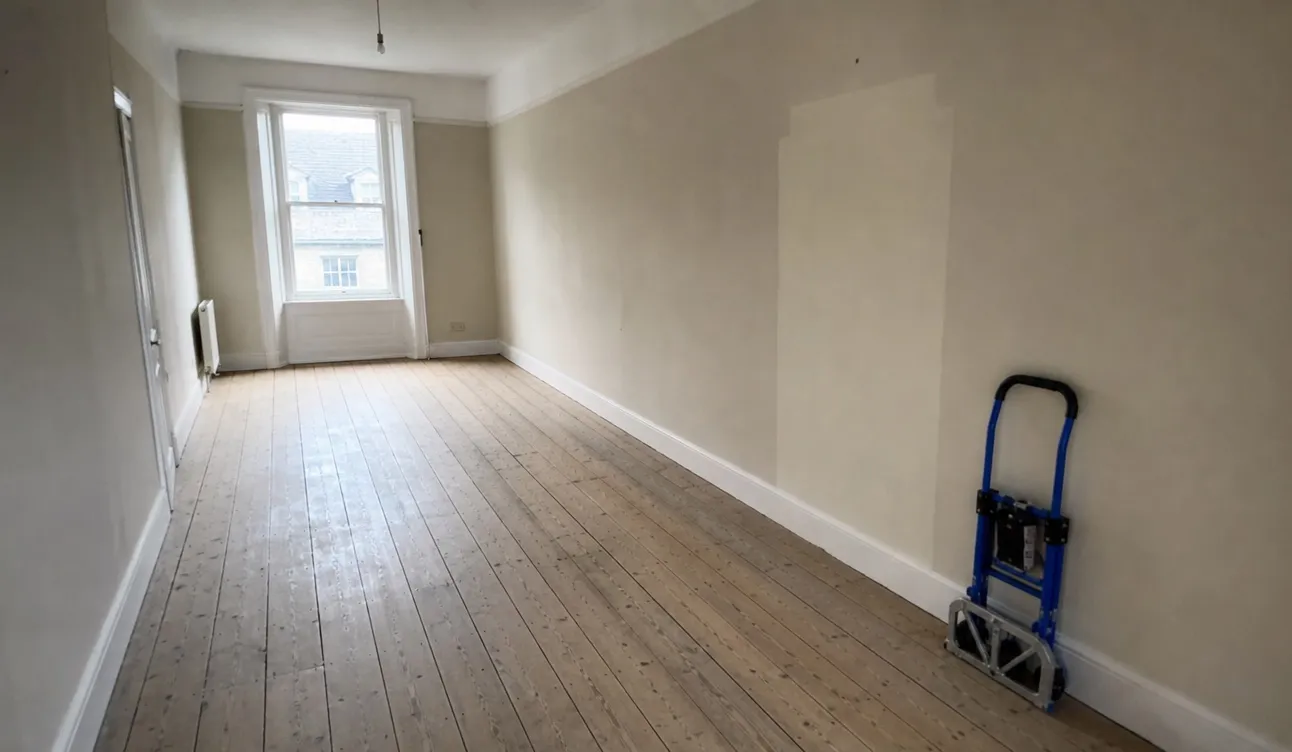 Geräumte Wohnung, besenrein zur Übergabe