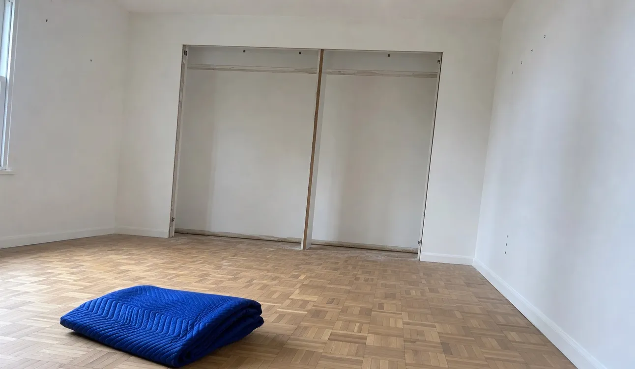 Geräumtes Objekt, besenrein zur Übergabe