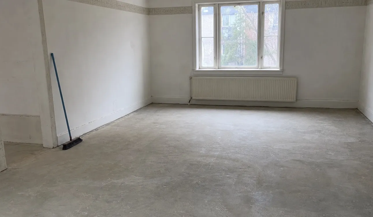 Geräumte Wohnung, besenrein zur Übergabe