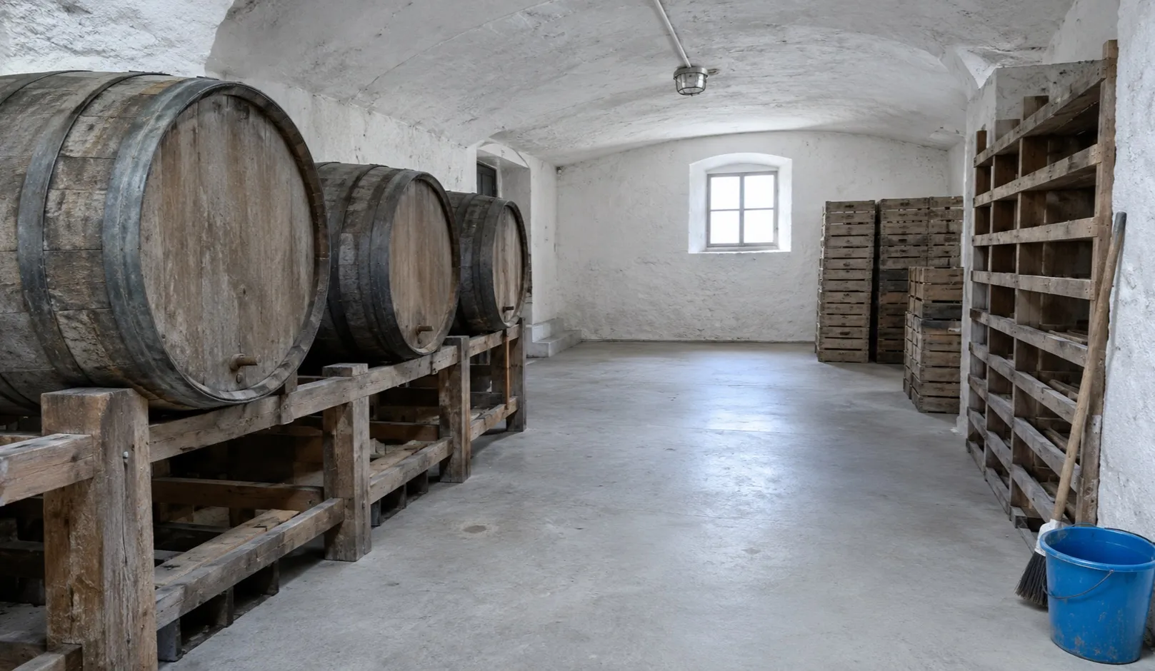 Geräumter Keller, besenrein übergeben