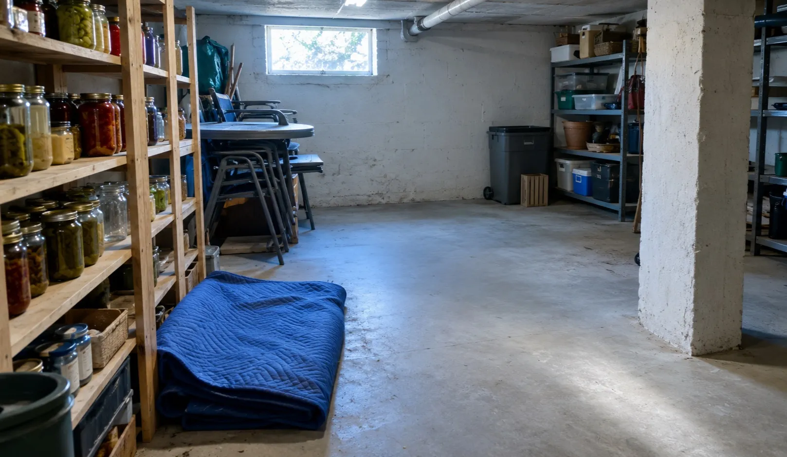 Geräumter Keller, besenrein übergeben