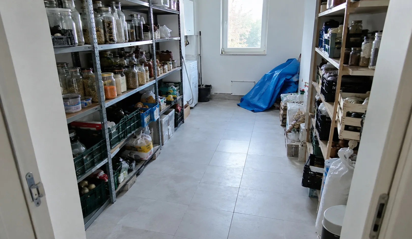 Geräumter Wohnraum nach einer Messie-Räumung