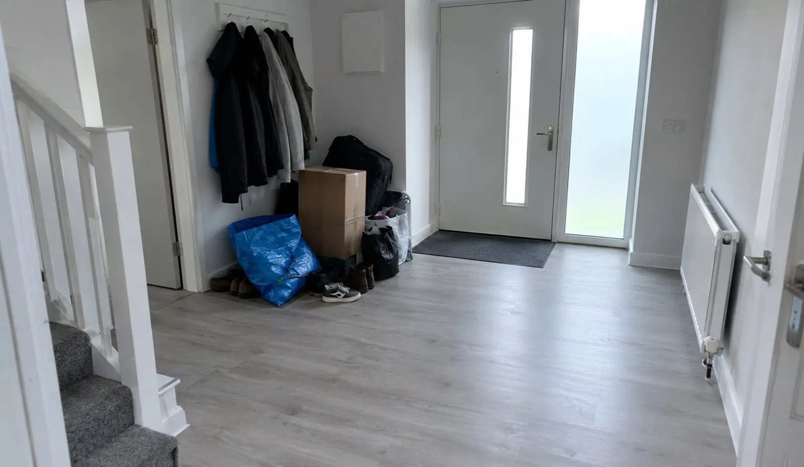 Geräumter Wohnraum nach einer Messie-Räumung