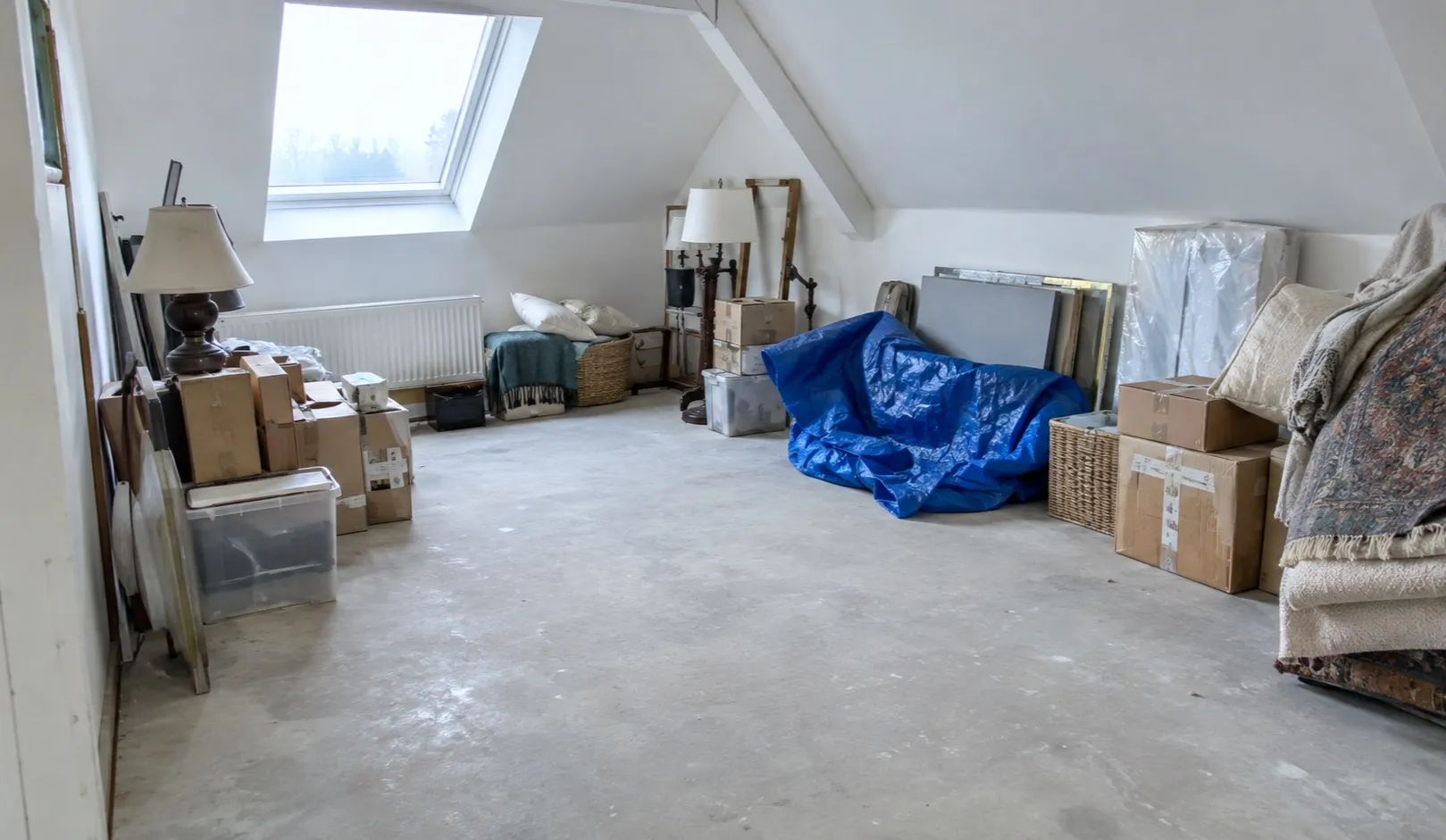 Geräumter Wohnraum nach einer Messie-Räumung