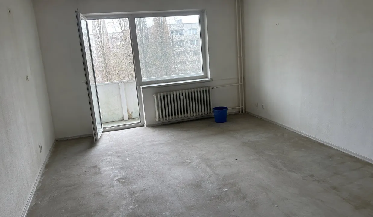 Geräumter Wohnraum nach einer Messie-Räumung