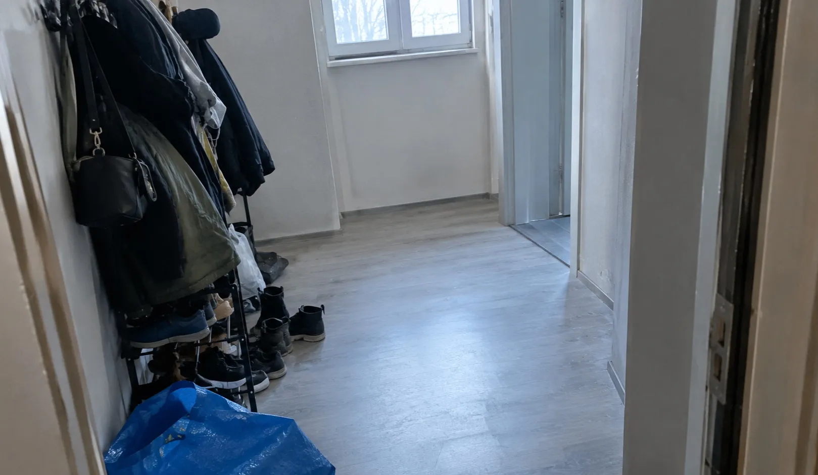 Geräumter Wohnraum nach einer Messie-Räumung