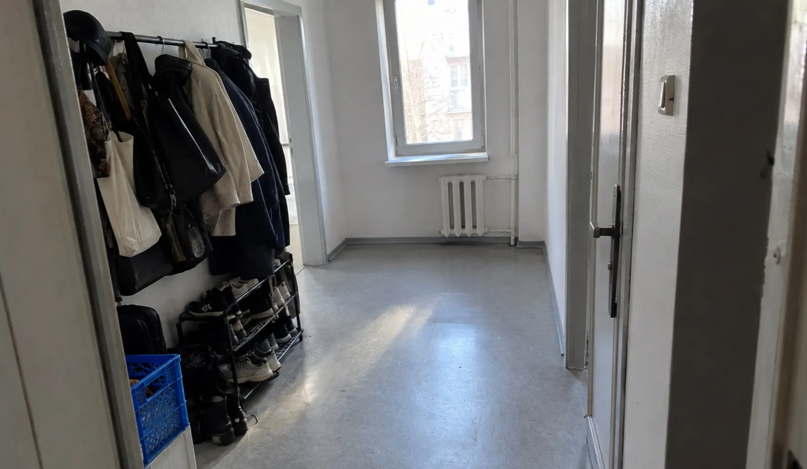 Geräumter Wohnraum nach einer Messie-Räumung