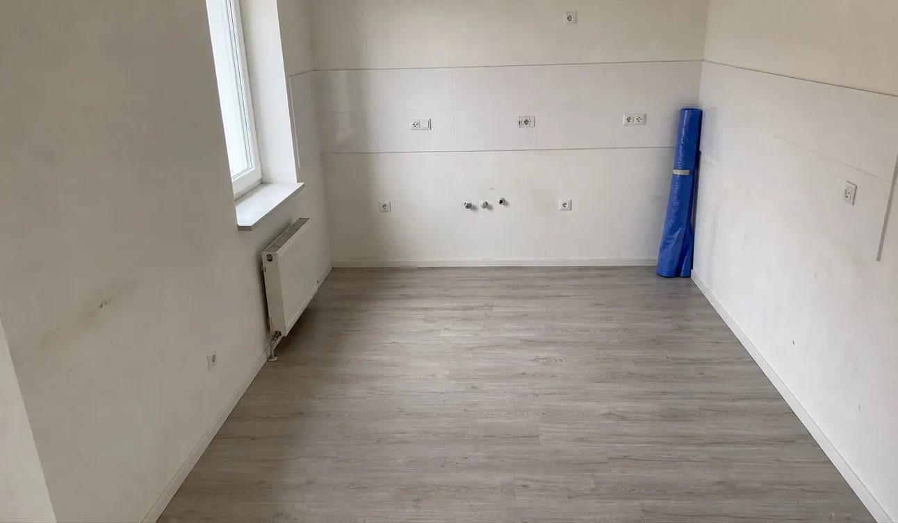 Geräumte Wohnung, besenrein zur Übergabe