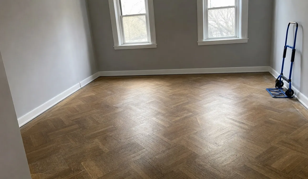 Geräumte Wohnung, besenrein zur Übergabe