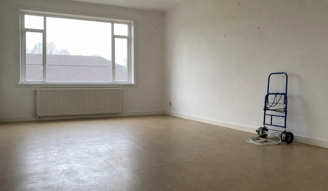 Geräumte Wohnung, besenrein zur Übergabe