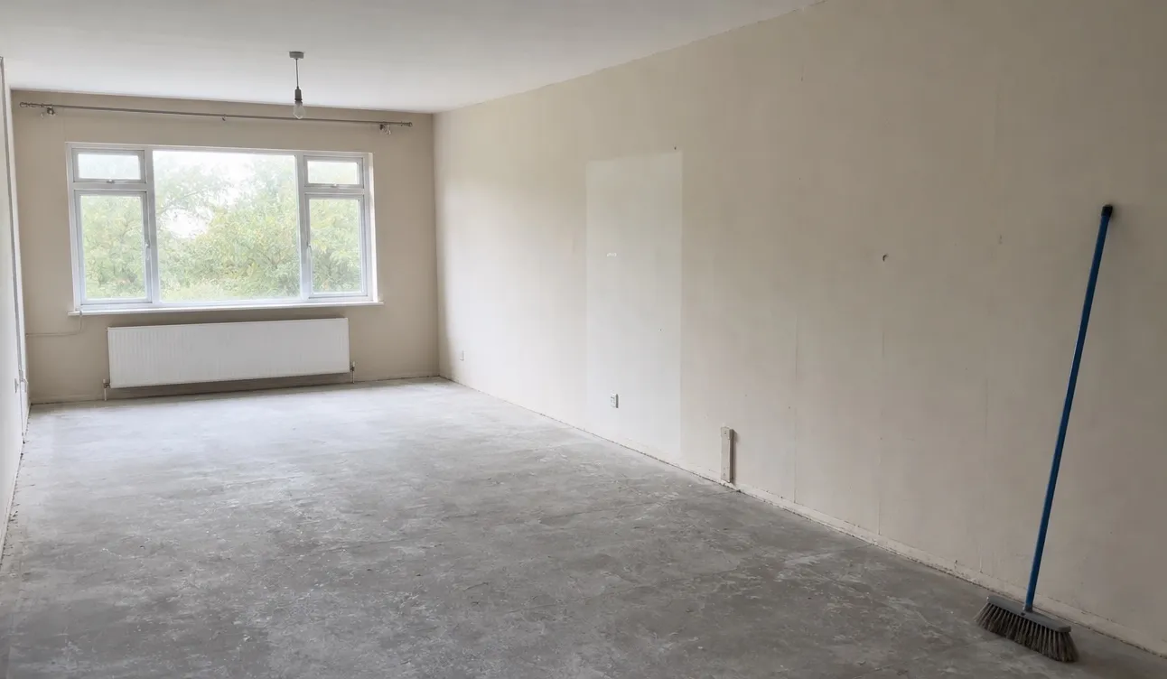 Geräumte Wohnung, besenrein zur Übergabe