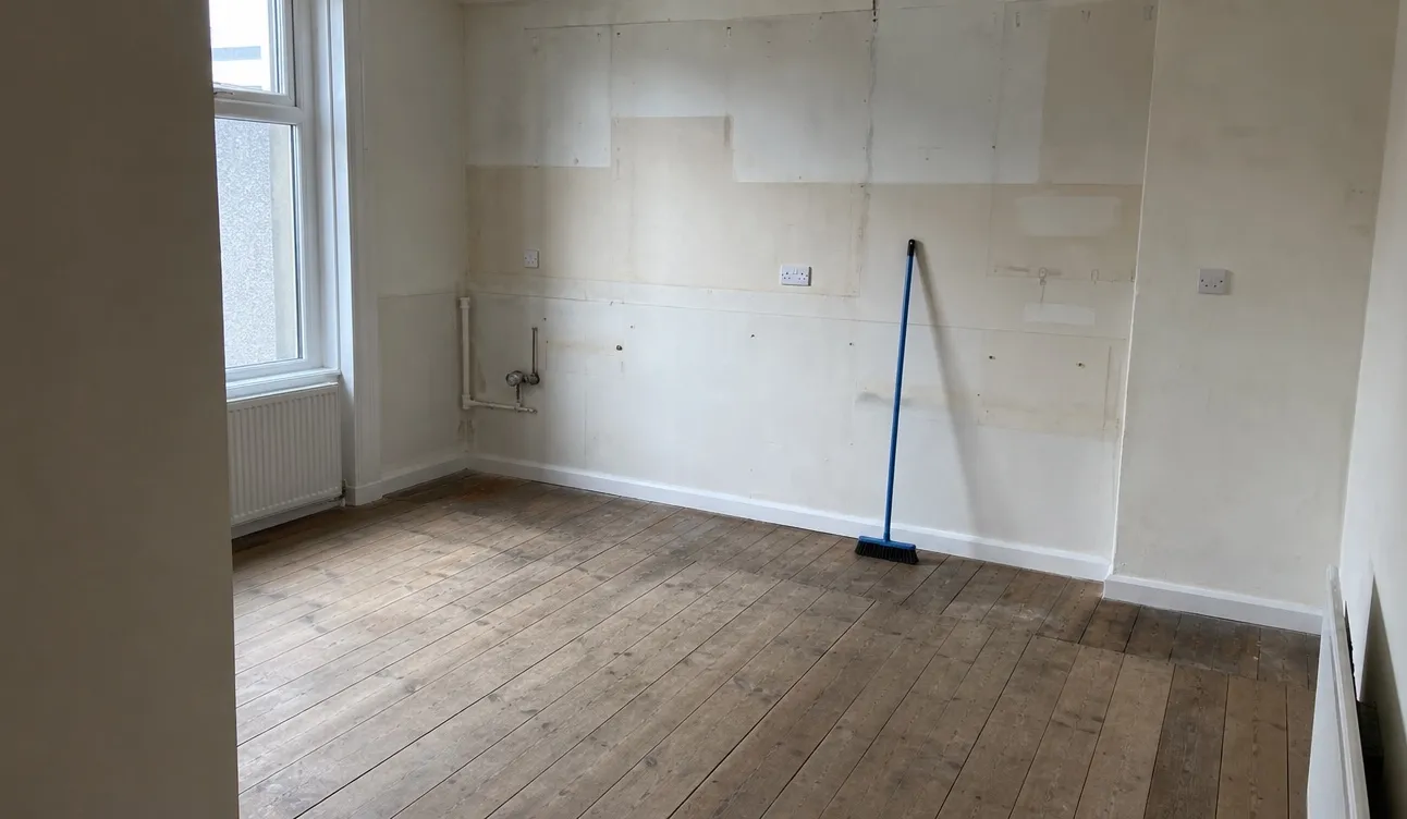 Geräumte Wohnung, besenrein zur Übergabe
