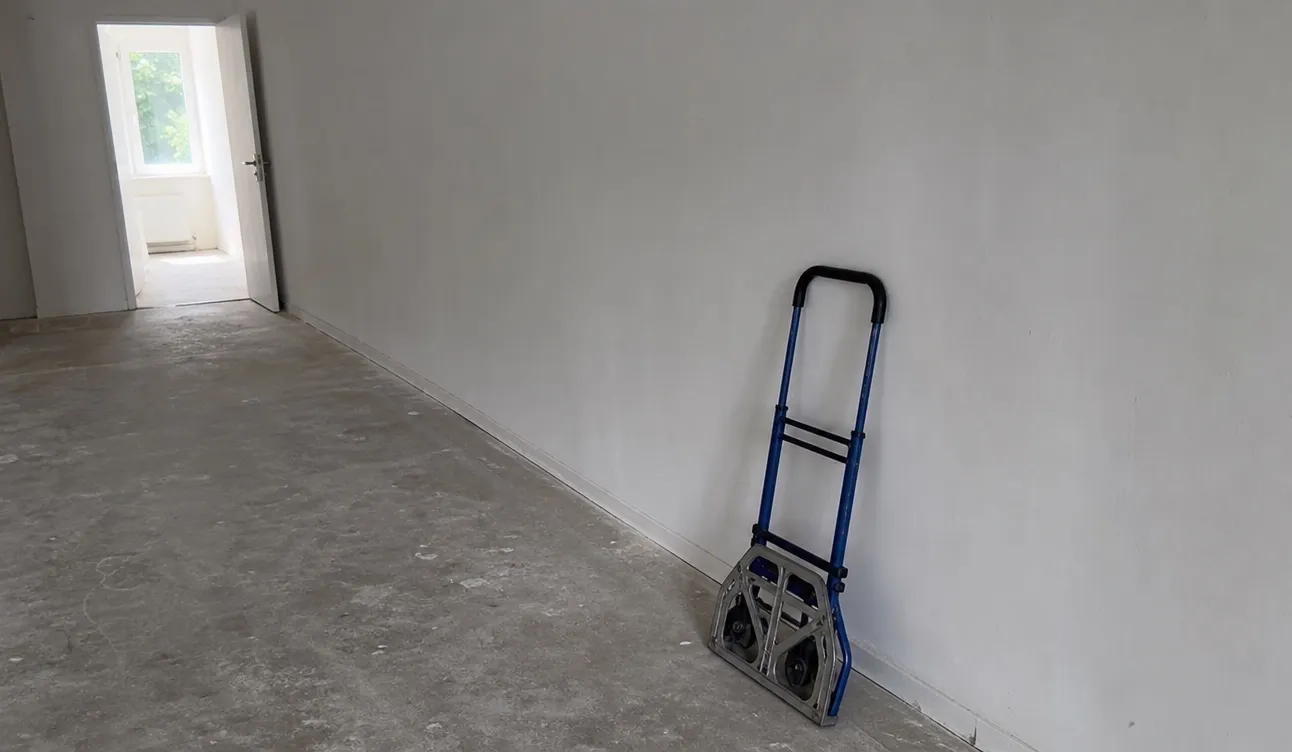 Geräumte Wohnung, besenrein zur Übergabe