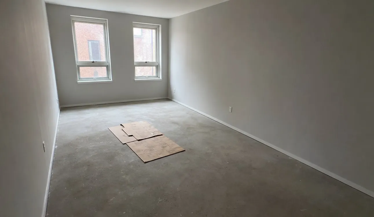 Geräumte Wohnung, besenrein zur Übergabe