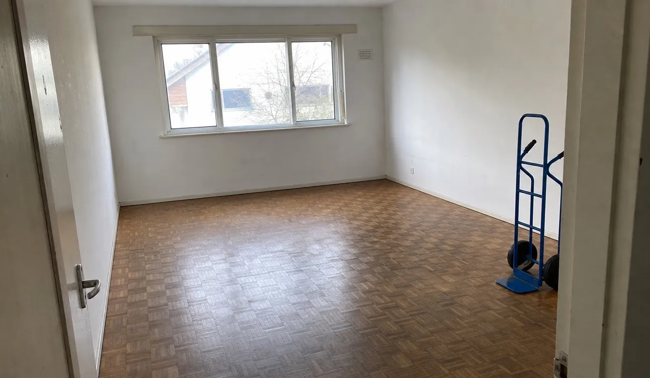 Geräumtes Objekt, besenrein zur Übergabe