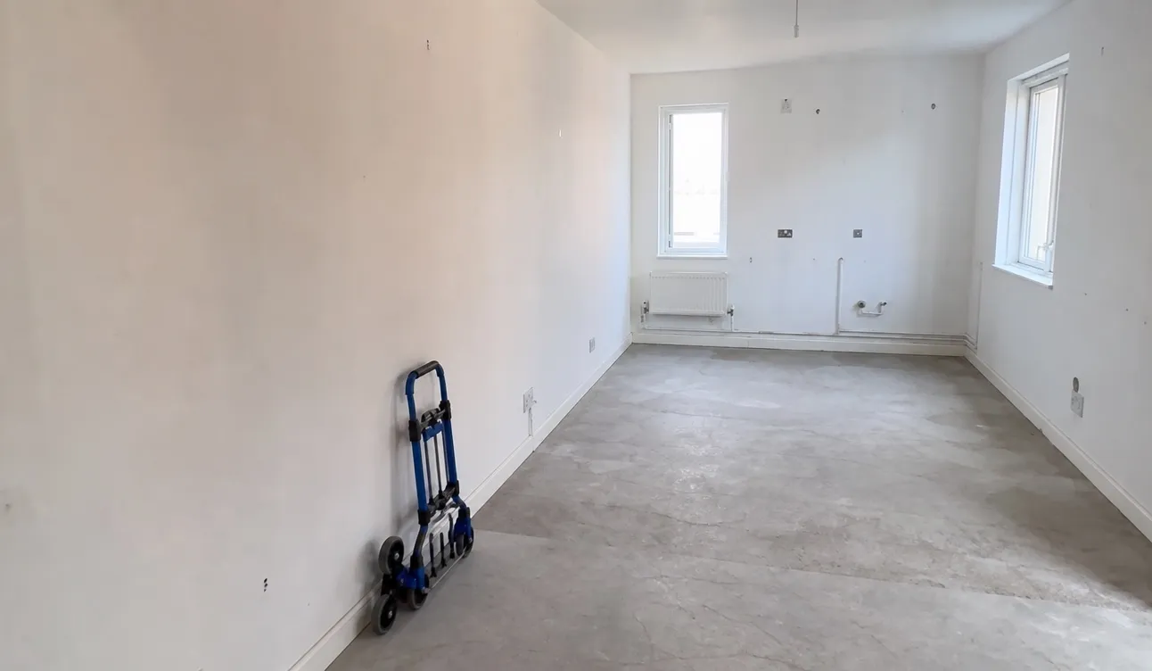 Geräumte Wohnung, besenrein zur Übergabe