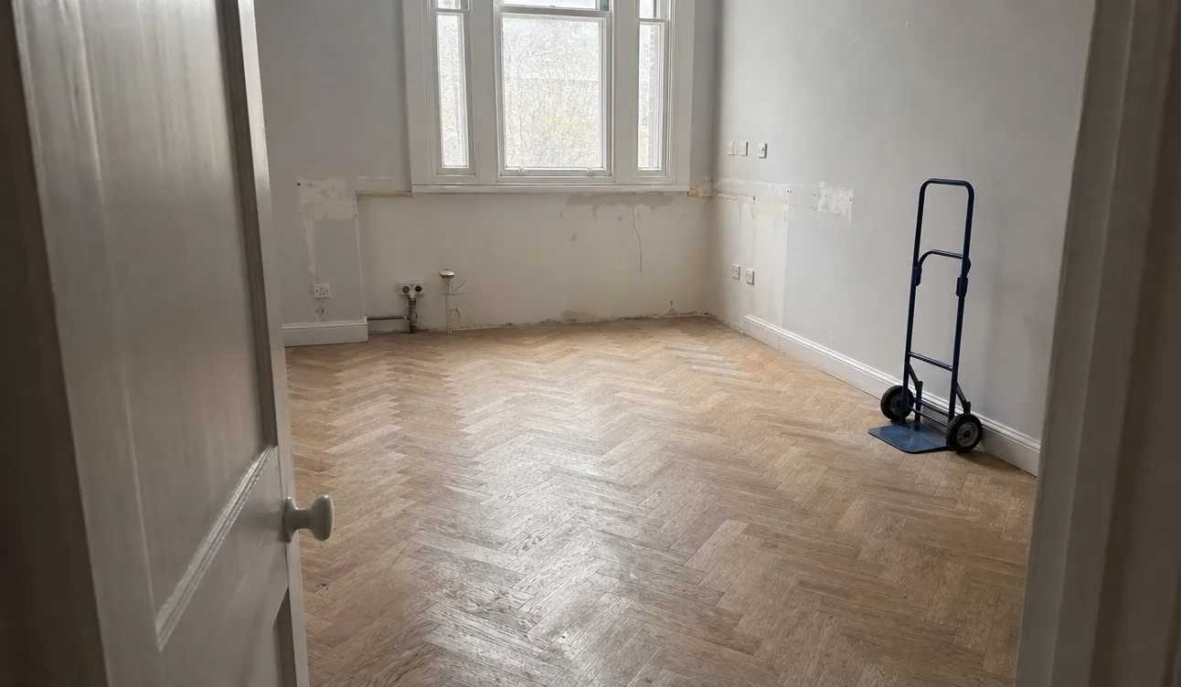 Geräumtes Objekt, besenrein zur Übergabe