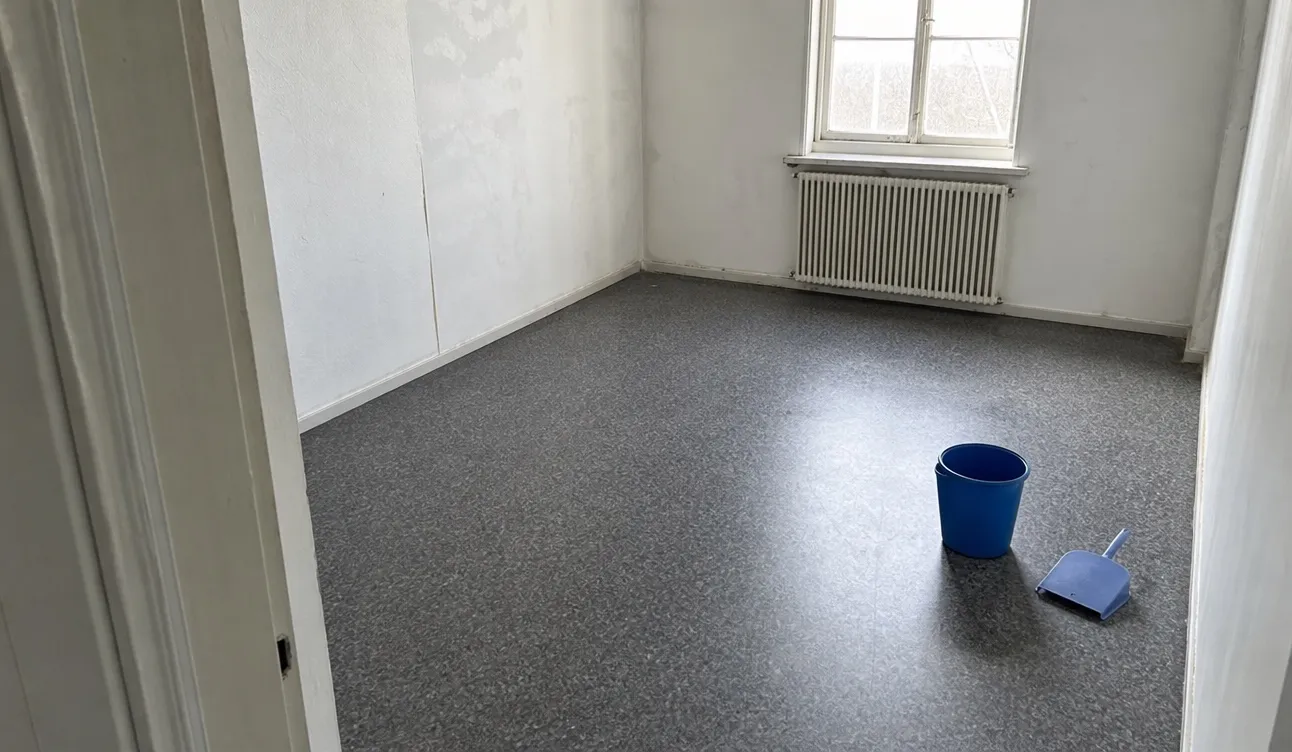 Geräumte Wohnung, besenrein zur Übergabe